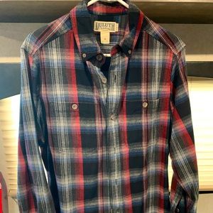 Duluth Trading Co Men's Flannel Shirt M Slim Fit